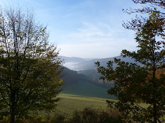 Bick vom Startpunkt in Richtung Willingen