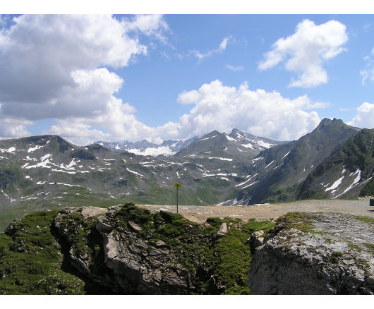 Blick in die Ankogelgruppe.