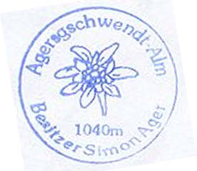 Hüttenstempel Agerschwendt Alm