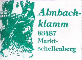 Hüttenstempel Almbachklamm