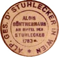 Hüttenstempel Alois Güntherhaus