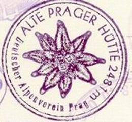 Hüttenstempel Alte Prager Hütte