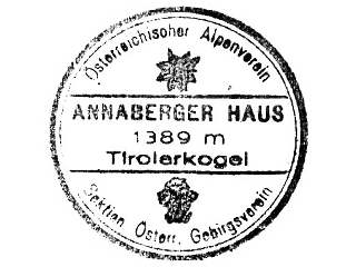 Hüttenstempel Annaberg Haus