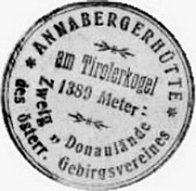 Hüttenstempel, Annaberghaus (1931)