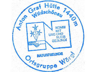 Hüttenstempel Anton Graf Hütte