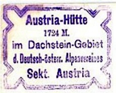 Hüttenstempel, Austriahütte