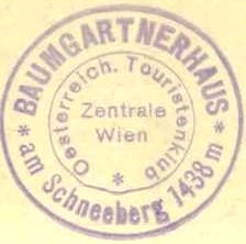 Hüttenstempel, Baumgartnerhaus