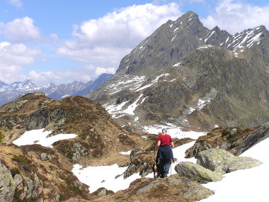 Was fuer eine Bergwelt. Gigantisch.