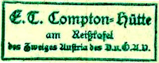 Comptonhütte, Hüttenstempel