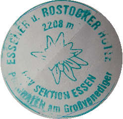 Stempel, Essener-Rostocker Hütte