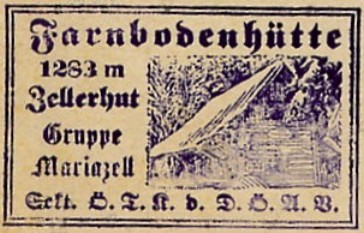 Farnbodenhütte Hüttenstempel