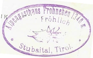 Frohneben Gasthaus, Hüttenstempel