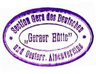 Hüttenstempel Geraer Hütte