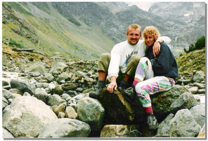 Udo und Andrea vor dem Gletscherstüble