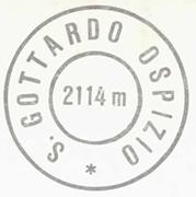 Gottardo Hospiz, Hüttenstempel