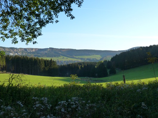 Vom Knick geht der Blick in Richtung Hildfeld