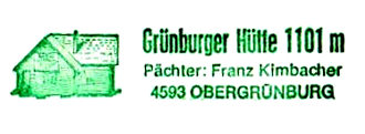 Grünburger Hütte