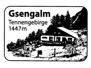 Gsengalm - Tennengebirge