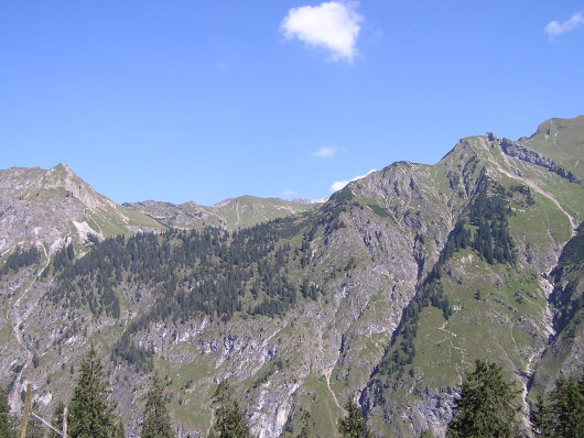 Blick zum Nebelhorn