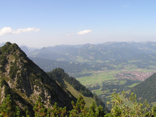 Blick auf Oberstdorf