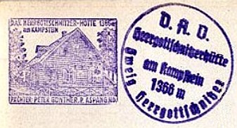 Hüttenstempel, Herrgotschnhütte