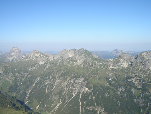 Blick vom Hochrappenkopf.