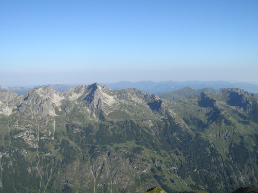 Blick vom Hochrappenkopf.