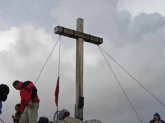 Gipfelkreuz vom Hohen Licht