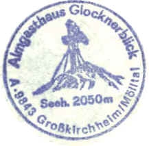 Hüttenstempel Glocknerblick