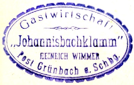 Stempel, Johannisbachklamm