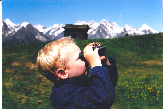 Nils vor der Glocknergruppe