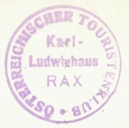 Karl-Ludwig-Haus, Hüttenstempel