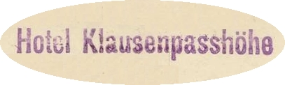 Klausenpasshöhe - Urner Alpen