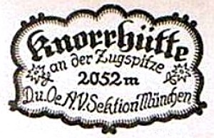 Knorrhütte, Hüttenstempel