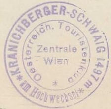 Kranichberger Schwaig, Hüttenstempel