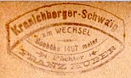 Kranichberger Schweig, Hüttenstempel