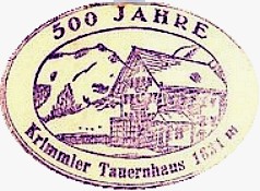 Krimmler Tauernhaus, Hüttenstempel