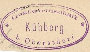 Kühberg, Hüttenstempel