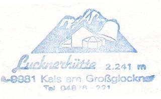 Stempel Lucknerhütte