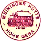 Meininger Hütte - Rhön