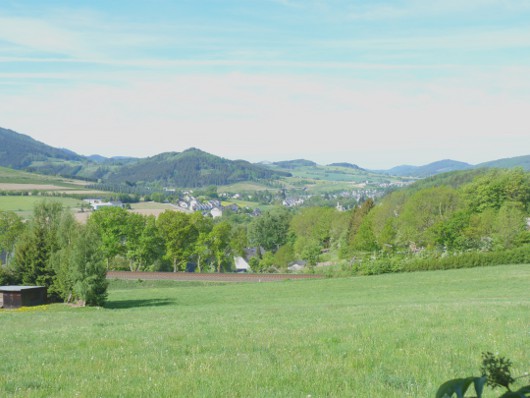 Blick vom Kneippweg nach Olsberg