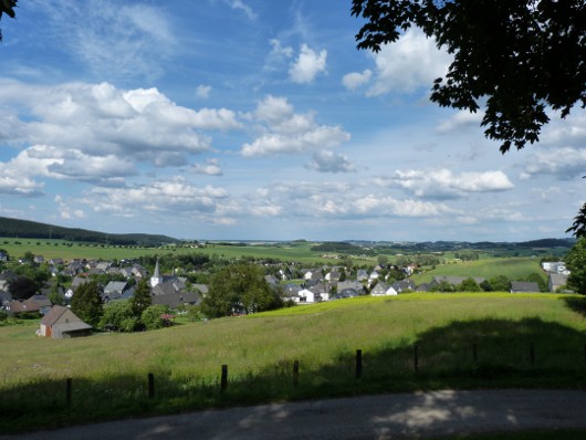 Blick in Richtung Brilon