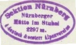 Nürnberger Hütte, Hüttenstempel