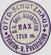 Otto-Schutzhaus, Hüttenstempel