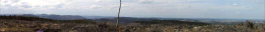 Beschriftetes Panorama vom Treiskopf; -KLICKEN- zum Vergrözern.