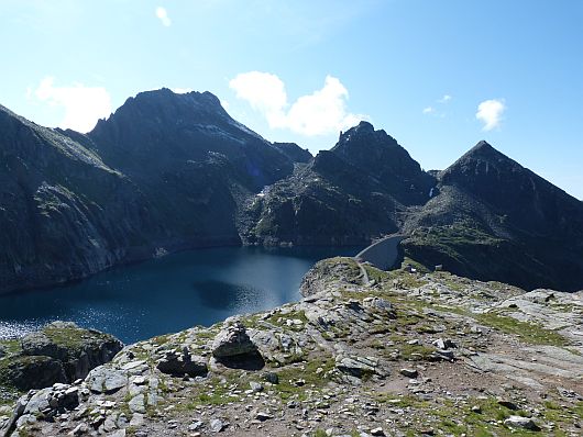 Mühldorfer See mit Hoher Leier -2774 m-