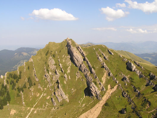 Das Rindalphorn in der Nagelfluhkette.