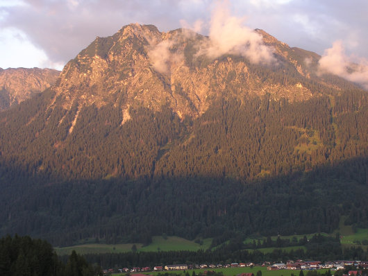 Das Rubihorn von Obersdorf gesehen