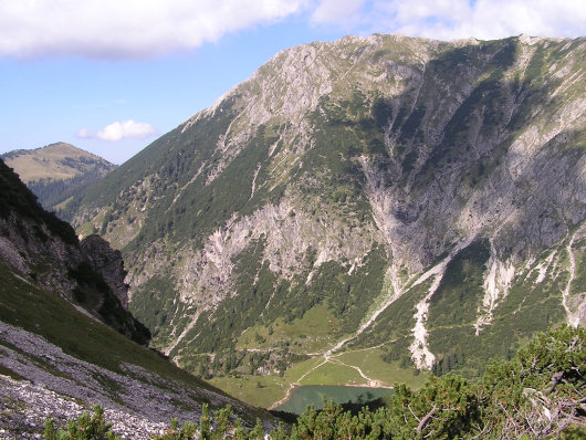 Blick auf den Gaisalpsee