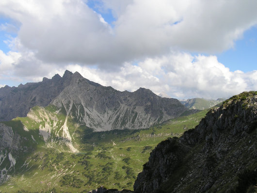 Blick zum Nebelhorn